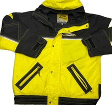 Vintage Rossignol Ski Jacket Racing Hooded Thinsulate Aqua Guard Swiss Fabric M