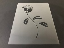 Rose 4 Stencil 10mm or 7mm Thick, Roses, Flowers, Love, Valentine