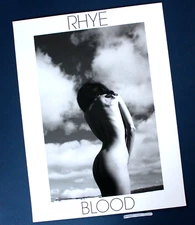 RHYE BLOOD ORIGINAL 2018 PROMOTIONAL LITHOGRAPH POSTER GENEVIEVE PHOTO MILOSH