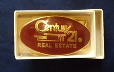 Century 21 Belt Buckle Never Used, In a Box