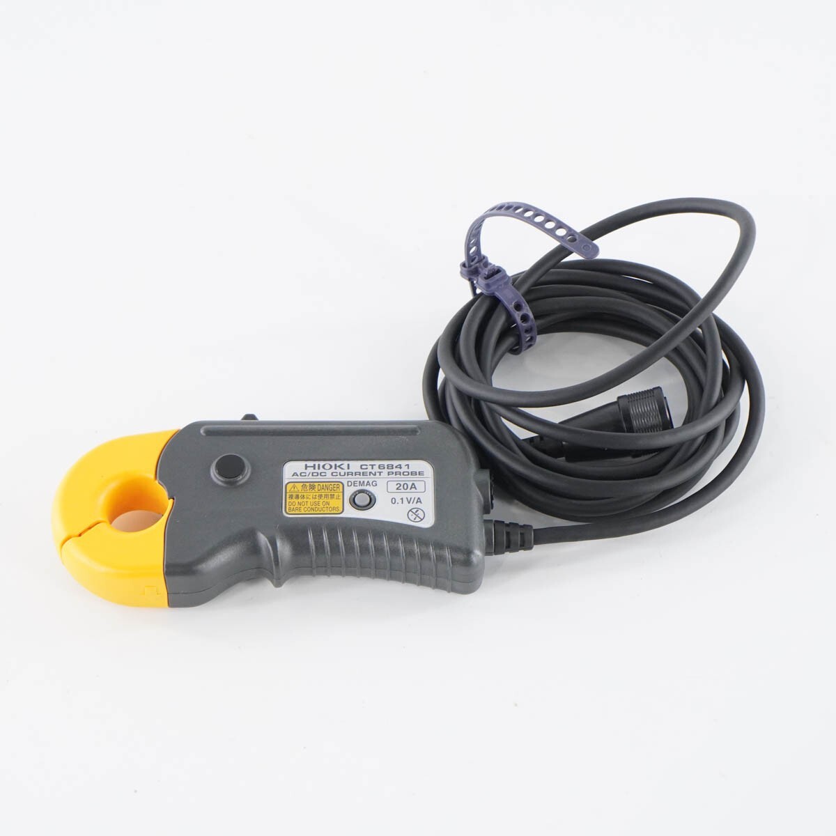 Hioki CT6841 AC/DC 20A Current Probe with Case Used Tested Hioki CT6841 AC/DC 20A Current Probe with Case Used Tested