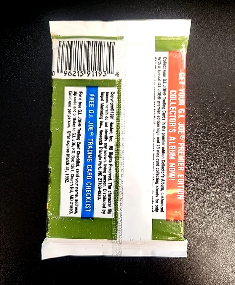 1-Pack G.I. Joe Factory Sealed Pack Vintage - Image 2 of 2