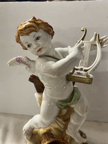 antique Italian beautiful angel Porcelain Figurine - Picture 8 of 11
