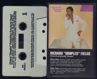 Richard Dimples Fields Give Everybody Some Cassette RAR Rarität MC Kassette 070
