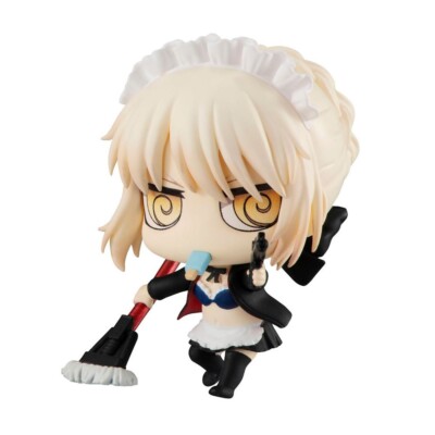 Fate Grand Order 2'' Saber Alter Rider Petit Chara Chimi Mega 3 Trading Figure