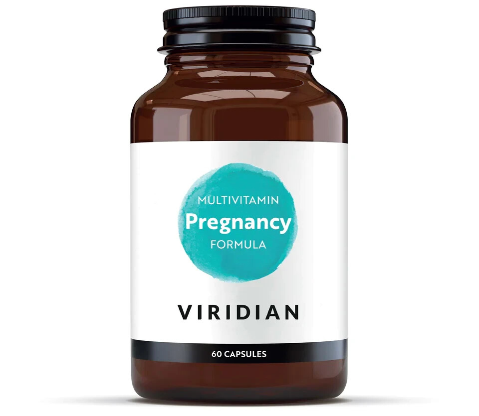 Viridian Pregnancy Formula Multivitamin 60 Capsules Womens Health Support