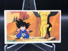 91038 Son Goku Dragonball Menko Japanese card game vintage TOEI D587
