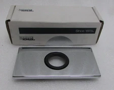 Kohler 13478-B-CP - 4" escutcheon plate for Insight & Kinesis faucet - Chrome