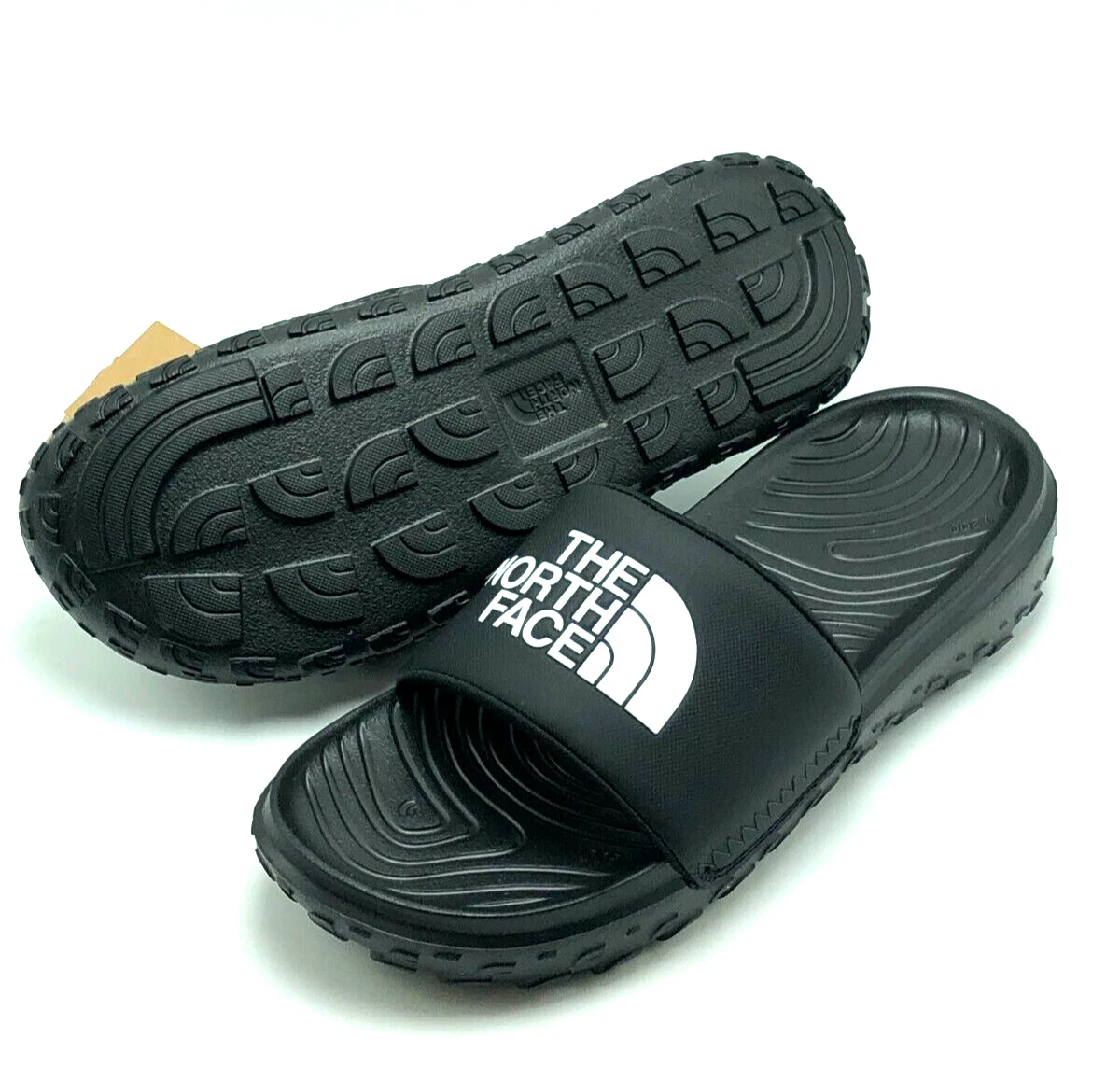 New TAGS THE NORTH FACE black flip flops men’s shoes size 7 women’s 8 The North Face - Base Camp Flip Flop II Tnf Black/Tnf White  main image 3