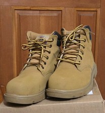 Botas para mujer Brahma For Her punta de acero tostadas talla 6,5 resistentes al aceite y al deslizamiento