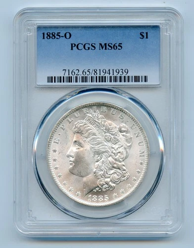 New Listing1885-O Morgan Silver Dollar $1 PCGS MS65