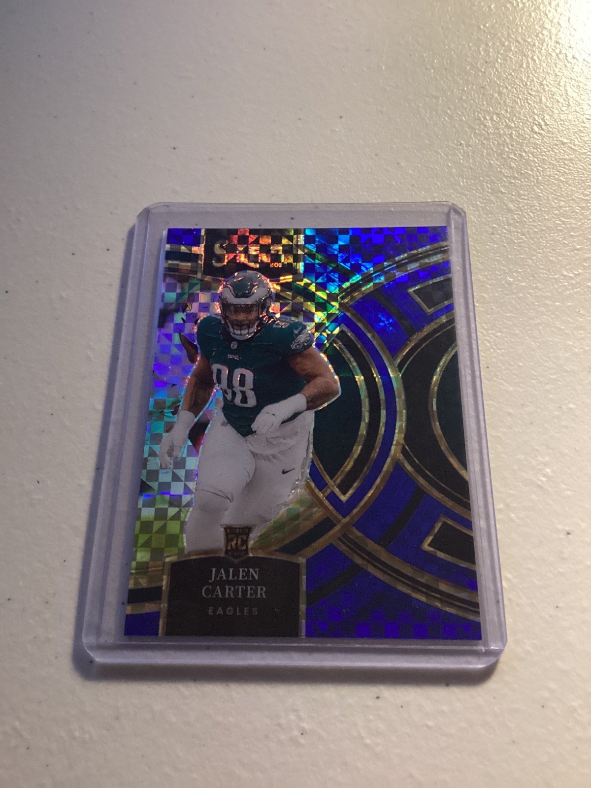 2023 Panini Select - Premier Level Jalen Carter #171 Blue Prizm /149 (RC)