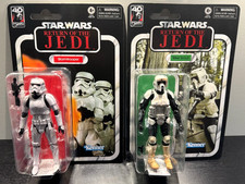 Star Wars 40th The Black Series Stormtrooper & Biker Scout Figurenset!