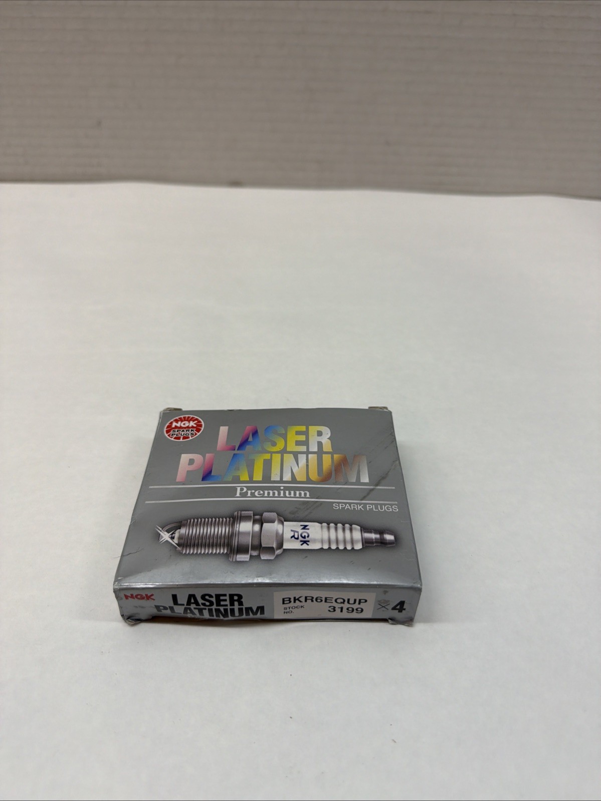 4 Pack NGK 3199 BKR6EQUP Multi-Ground Spark Plug