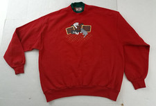 Vintage Kittens and Pillows Embroidered XL Sweatshirt Top Stitch USA made