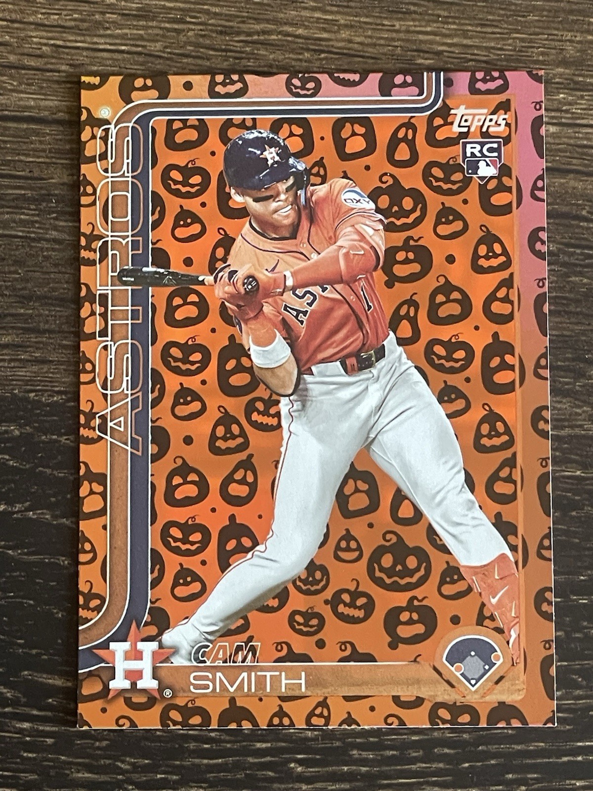 2025 TOPPS UPDATE CAM SMITH RC #US298 JACK O'LANTERN HOLIDAY FOIL PARALLEL SP