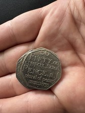 2005 Rare 50p Fifty Pence Coin Johnson