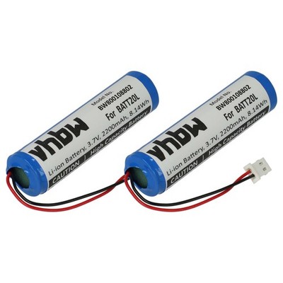 2x Akku für Midland ER200 ER300 2200mAh 3,7V