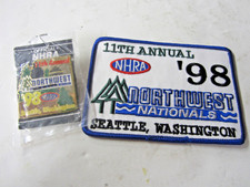 NHRA 98 11th Annual Northwest Nationals Seattle WA Drag Racing Event Patch & Pin