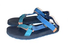 Teva Kids Youth Original Universal Water River Sandals Blue Orange Sz 5
