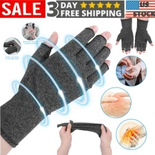 1 Pair Copper Arthritis Compression Gloves Hand Support Joint Pain Relief Unisex