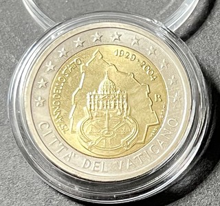 Vatikan 2 Euro Münze 75´Anno Dello Stato 2004 (143.2)