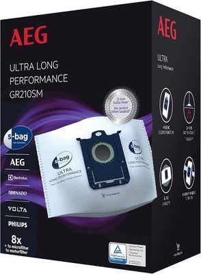 Konvolut 9 Staubsaugerbeutel GR210 9001684779 passend für AEG Electrolux Philips