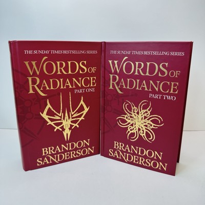 FairyLoot Exclusive Set: Words of Radiance Part One & Two Brandon Sanderson NEW