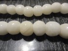 Pair Modern Vintage Mother of Pearl or Stone Beaded Layered Necklaces 38” Long! — photo 2