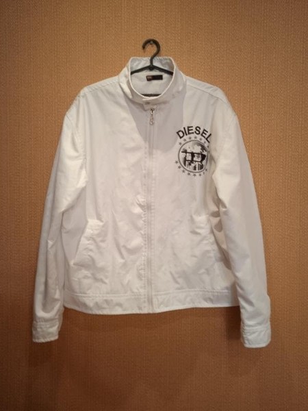Men Diesel Jacket White L