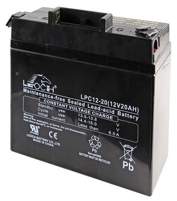 LEOCH - 12V 20Ah Akku für PowaKaddy Golftrolleys