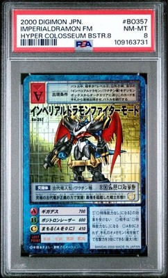 PSA8 Imperialdramon Fighter Mode (Old Digimon Card, Early Edition)