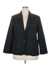Assorted Brands Women Black Blazer 20 Plus