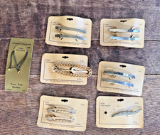 Vintage MCM 1960's Collection of On Org Card Hair Barrettes
