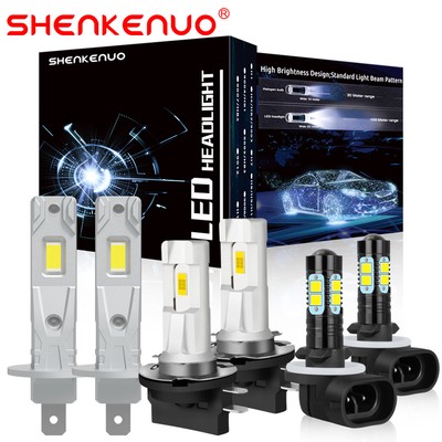 FOR HYUNDAI SONATA 2009 2010 6x LED Headlight Kit High&Low Beam Fog Light Bulbs
