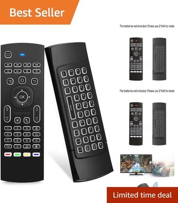 Effortless Wireless Control: MX3 Pro Backlit Fly Remote for TV & Projectors