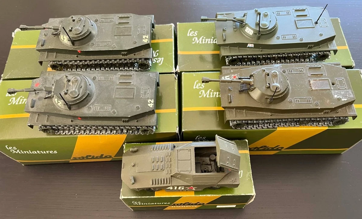 Véhicule Militaire Solido - Char 1/43 - Métal - Bon état - Guerre