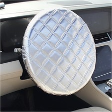Steering Wheel Cover Sun Shade, Aluminum Film Wheel Cover for Thermal Insulation