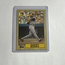 Topps 1987 Barry Bonds Rookie Card #320 Pittsburgh Pirates MLB Baseball RC. rookie card picture