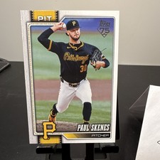 Topps 2026 Series 1 75th Anniversary Paul Skenes Pittsburgh Pirates #100