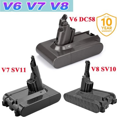 6.4Ah Battery For Dyson V6 DC58 Animal V7 V8 Absolute SV11 SV04 SV10 SONY CELL