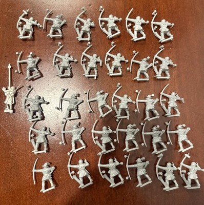Lot Warhammer VF - Groupe De Commandement Bretonnien (Old World) - Non Monté Non Peint