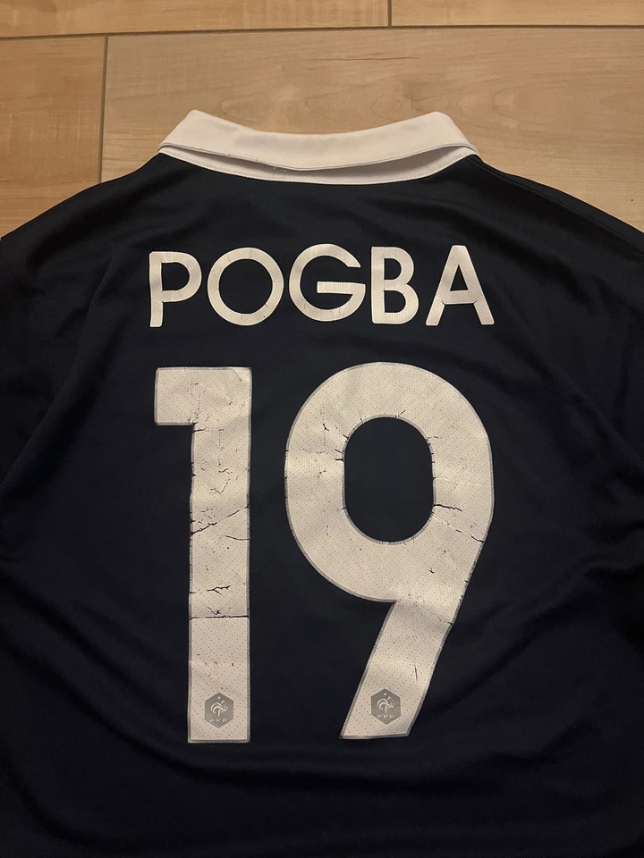 Camiseta Nike Paul Pogba Para Hombre Grande Dri - Fit, Camiseta Federación Francesa de Fútbol Foto 3 de 4