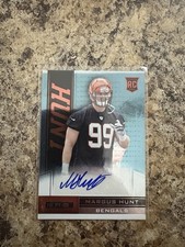 2013  Rookies & Stars - Margus Hunt #162 Longevity Parallel Signatures (AU, RC)