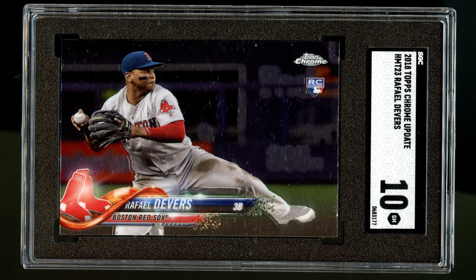 2018 Topps Chrome Update #HMT23 Rafael Devers SGC 10