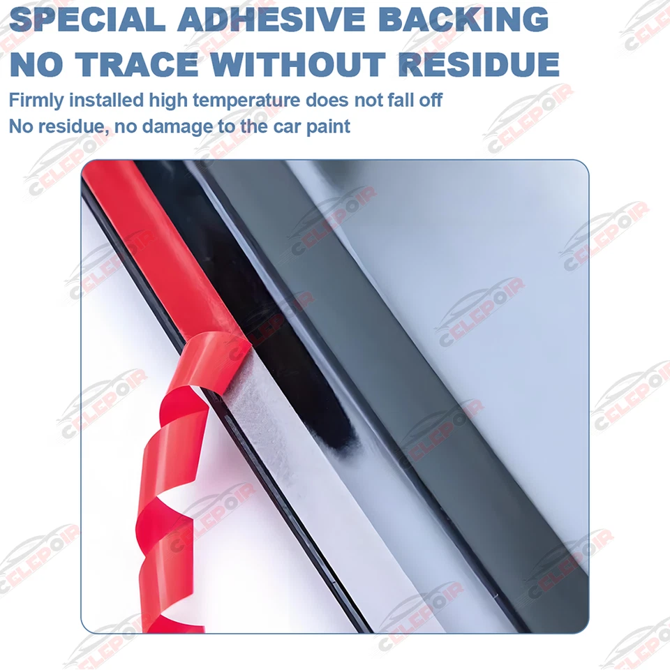 Para 2003-2008 Honda Pilot viseira de janela ventilação defletor de vento solar guarda chuva - Imagem 4 de 4
