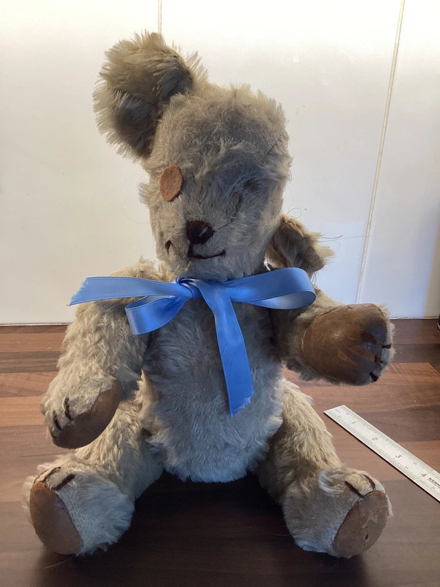 Ancien Ours Pintel de Collection Teddy Bear 1940/50's - H. 55 cm