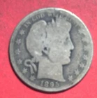 1895O US Barber SILVER Half Dollar "New Orleans" Mint! Old US Coin!