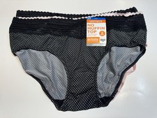 NWT 3 Warners No Pinching No Problems Hipster Microfiber Panties 5609J XL 8