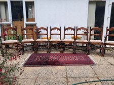 Oak Derbyshire style chair Bevan Funnell NEWLY POLISHED 8 AvailableDelvery